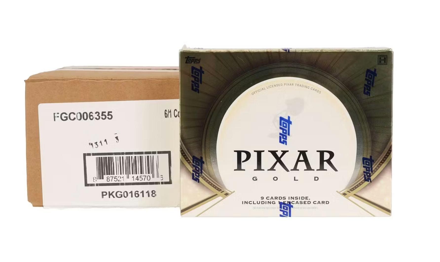 2025 Topps Pixar Gold HobbyFactory Sealed 6-Box Case