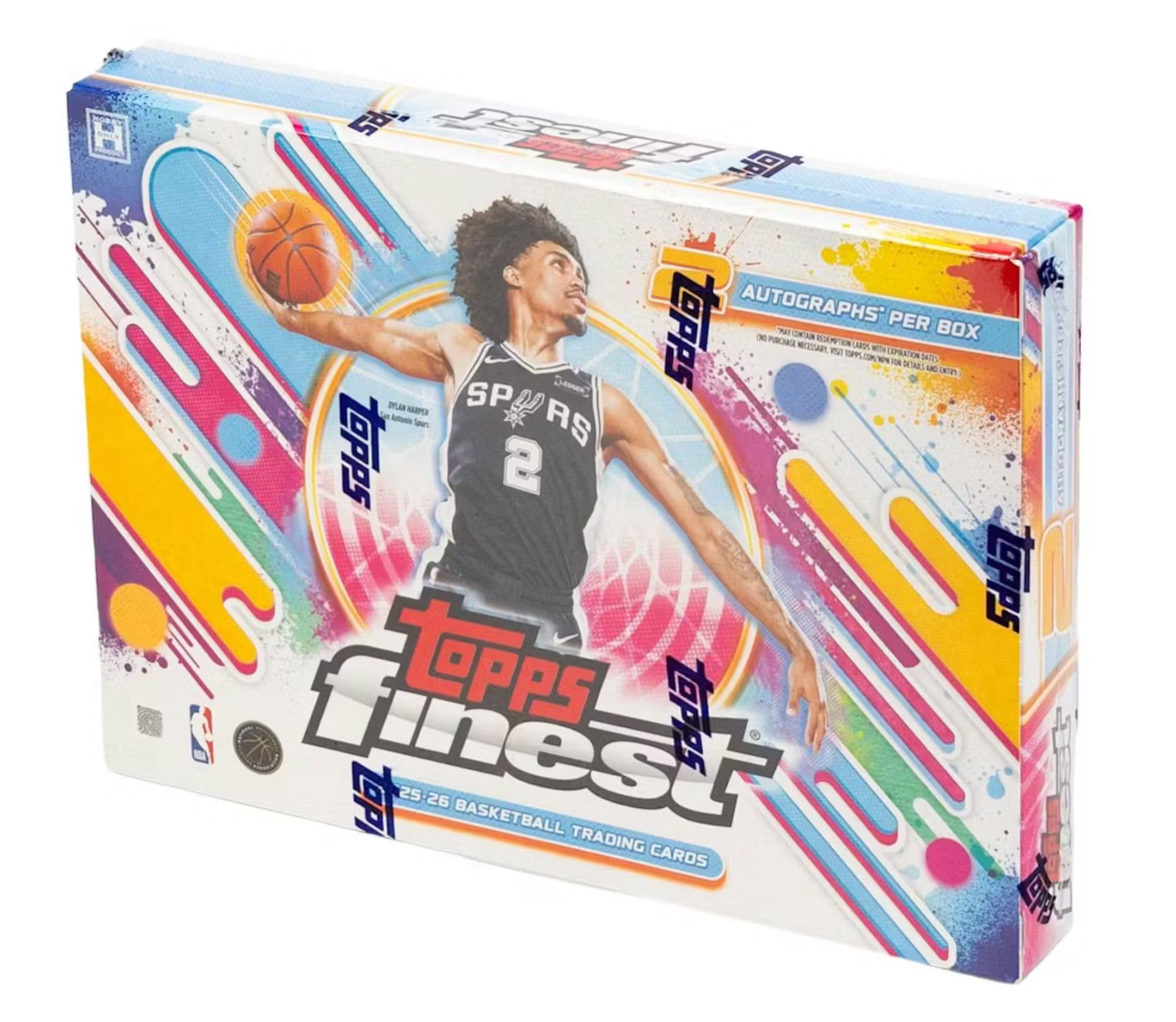 2025/26 Topps Finest Basketball Hobby Box