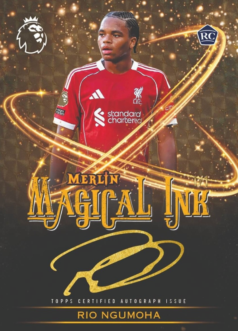 2025-26 Topps Merlin English Premier League Soccer Hobby Box