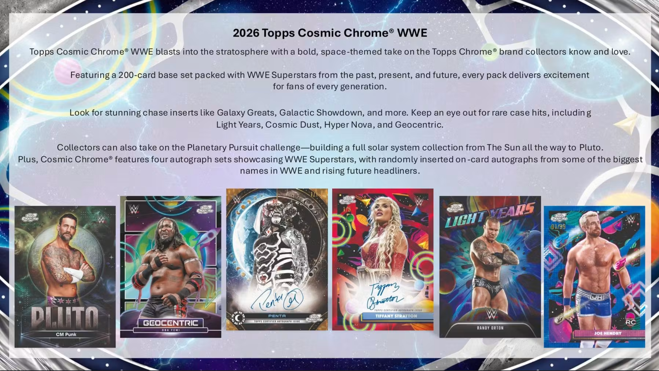 2026 Topps Cosmic Chrome WWE Hobby Box