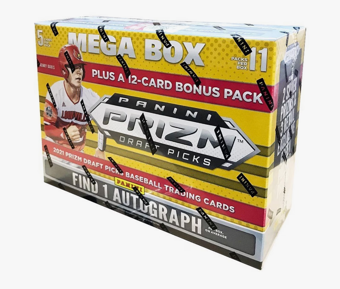 2021 Panini Prizm Draft Picks Baseball Mega Box (Green Pulsar Prizms)