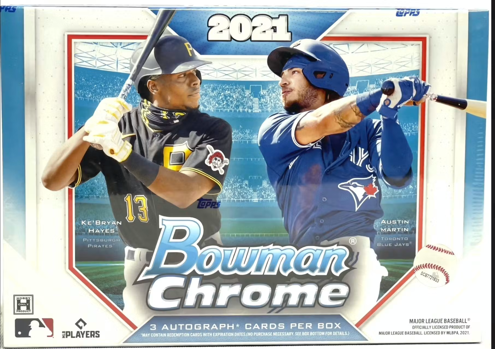 2021 Bowman Chrome Baseball HTA Choice Box