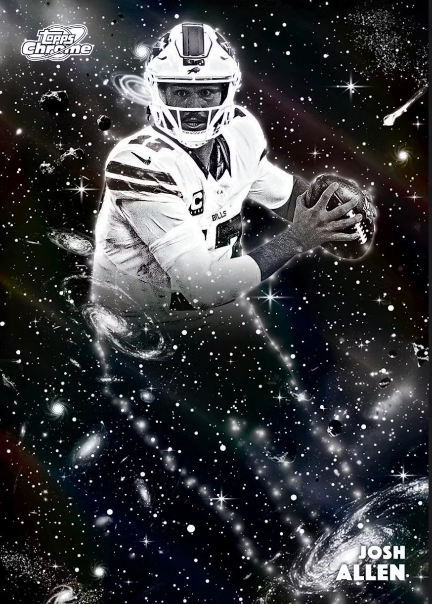 2025 Topps Cosmic Chrome Football Hobby Box OL