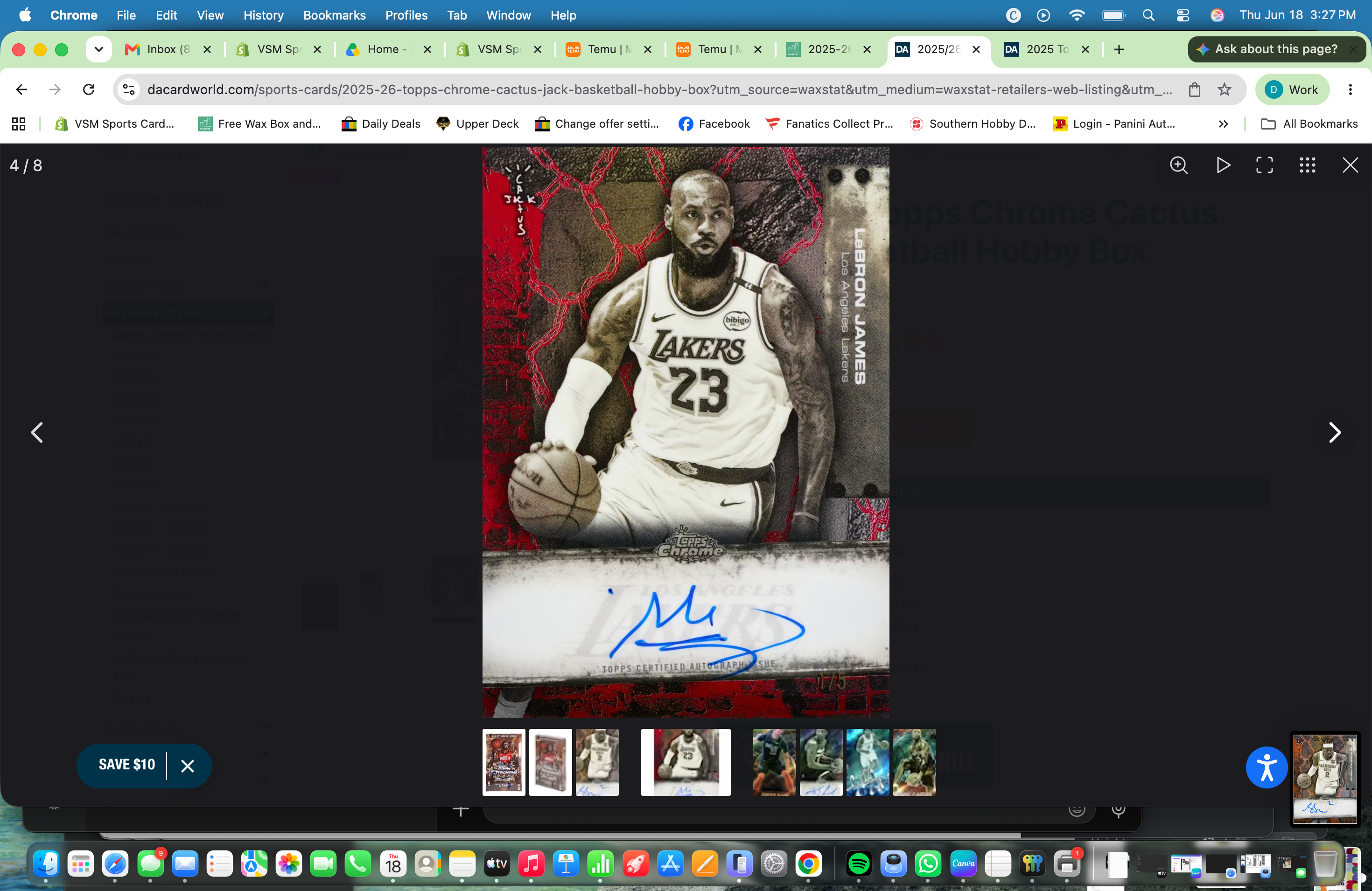 2025-26 Topps Chrome Cactus Jack Basketball Hobby Box