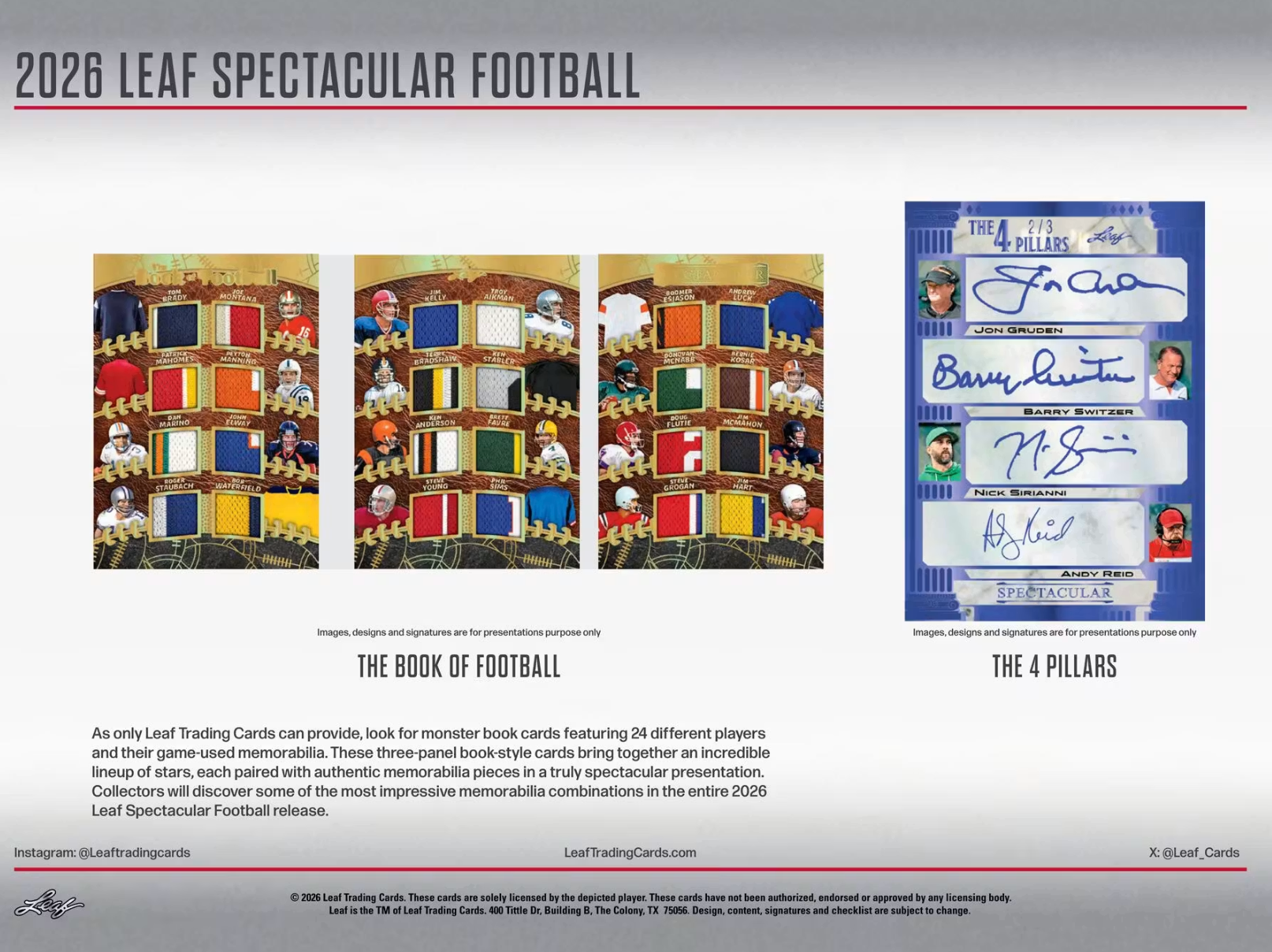 2026 Leaf Spectacular Football Box