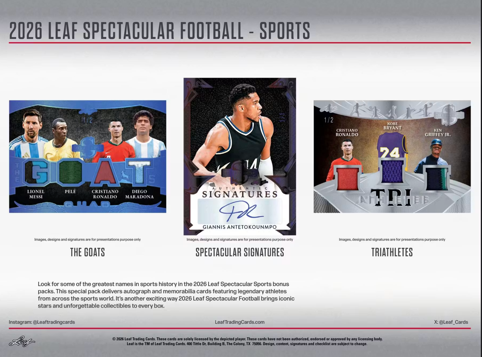 2026 Leaf Spectacular Football Box