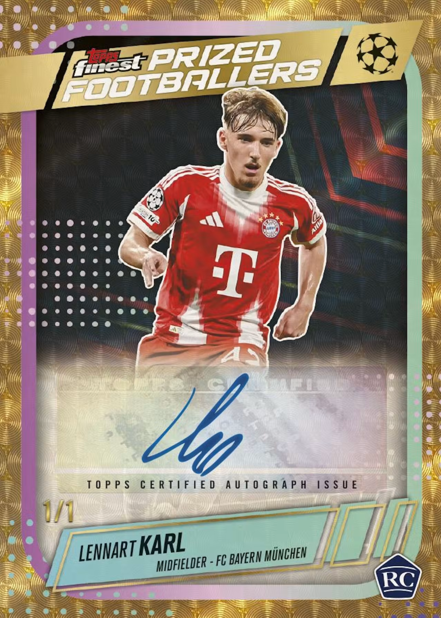 2025-26 Topps UEFA Club Competitions Finest Soccer Hobby Box