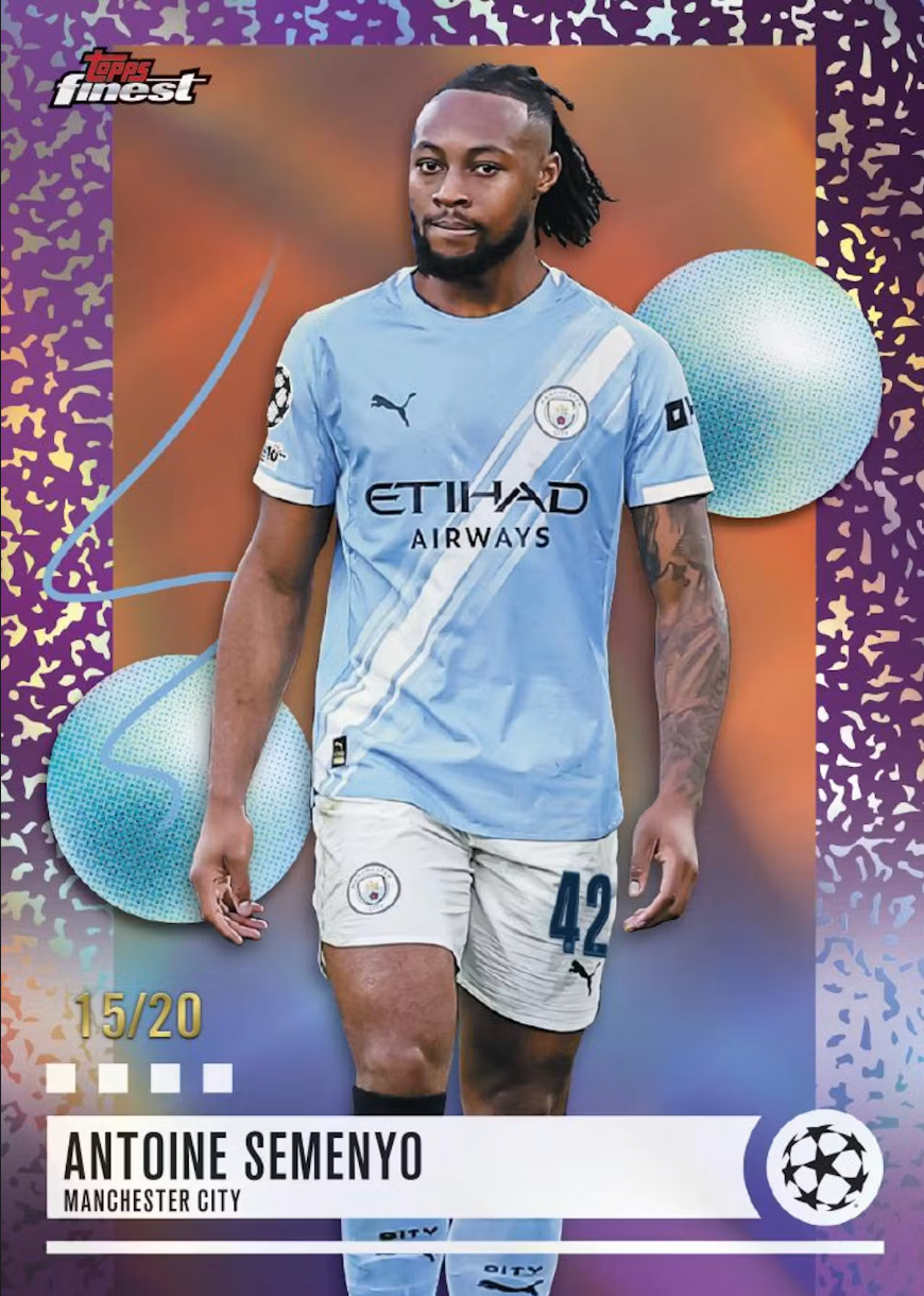 2025-26 Topps UEFA Club Competitions Finest Soccer Hobby Box