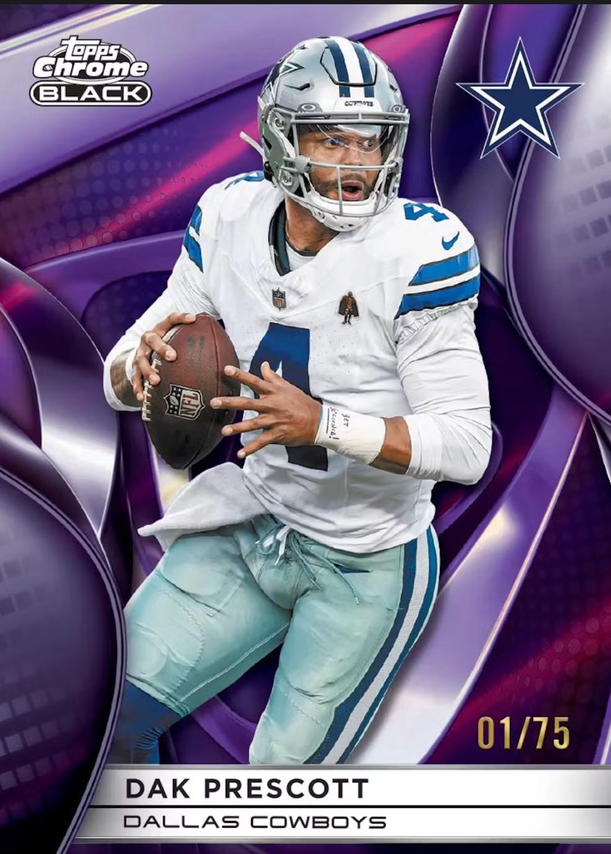 2025 Topps Chrome Black Football Hobby Box