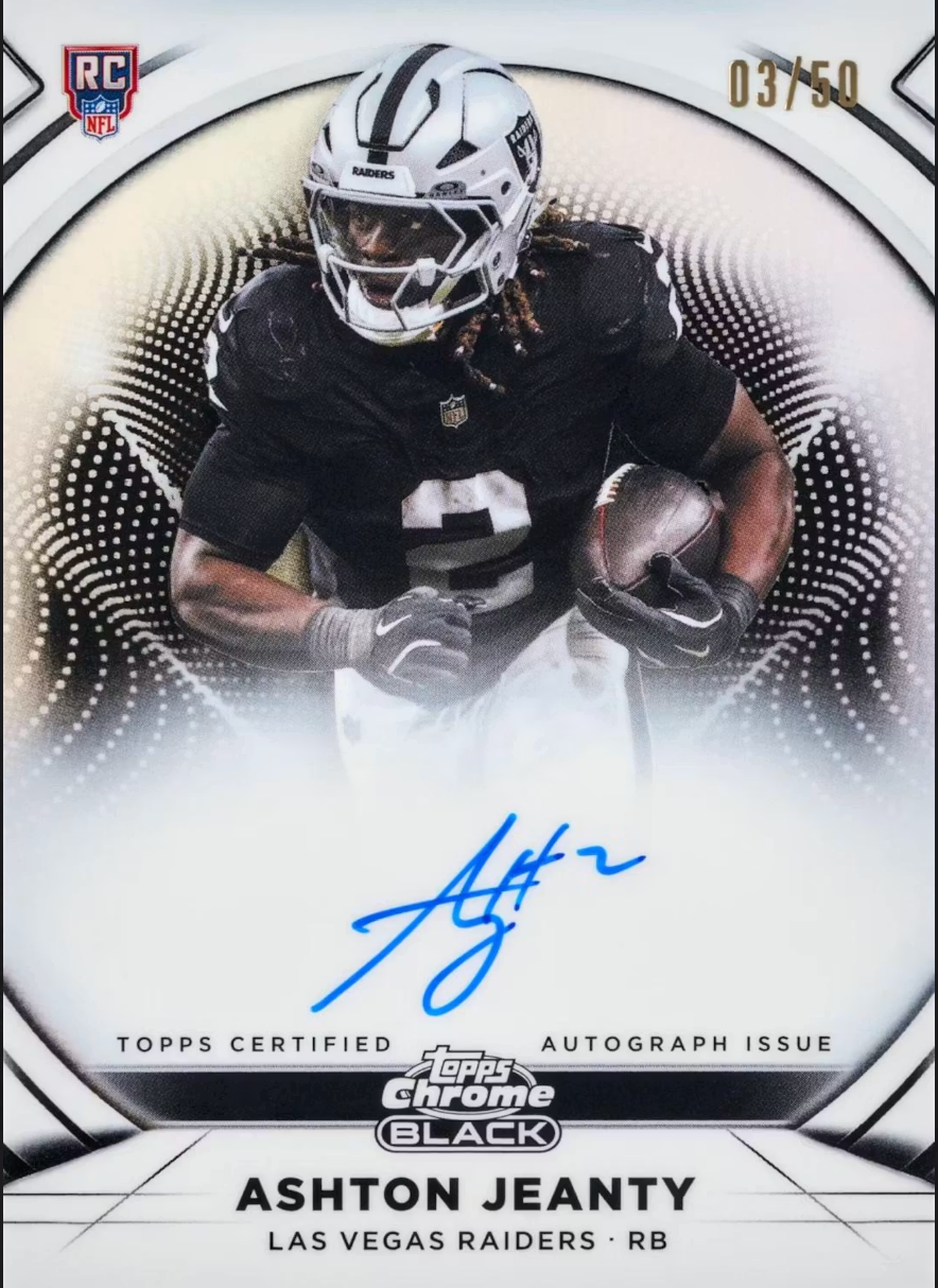 2025 Topps Chrome Black Football Hobby Box