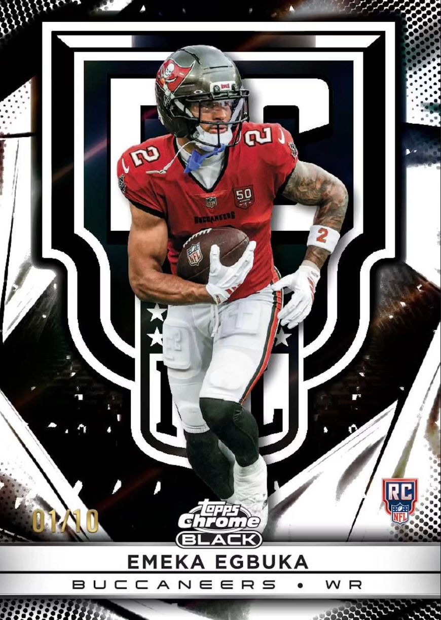2025 Topps Chrome Black Football Hobby Box