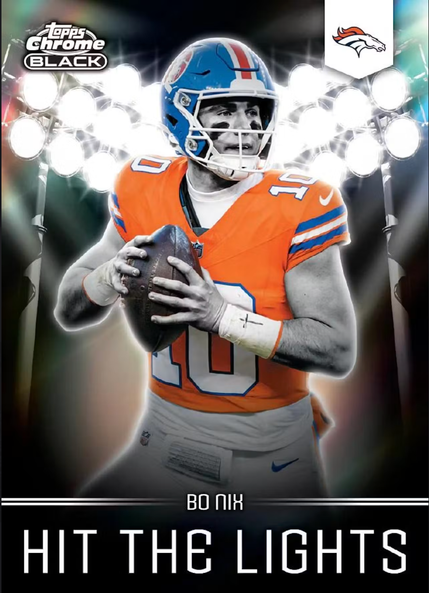 2025 Topps Chrome Black Football Hobby Box