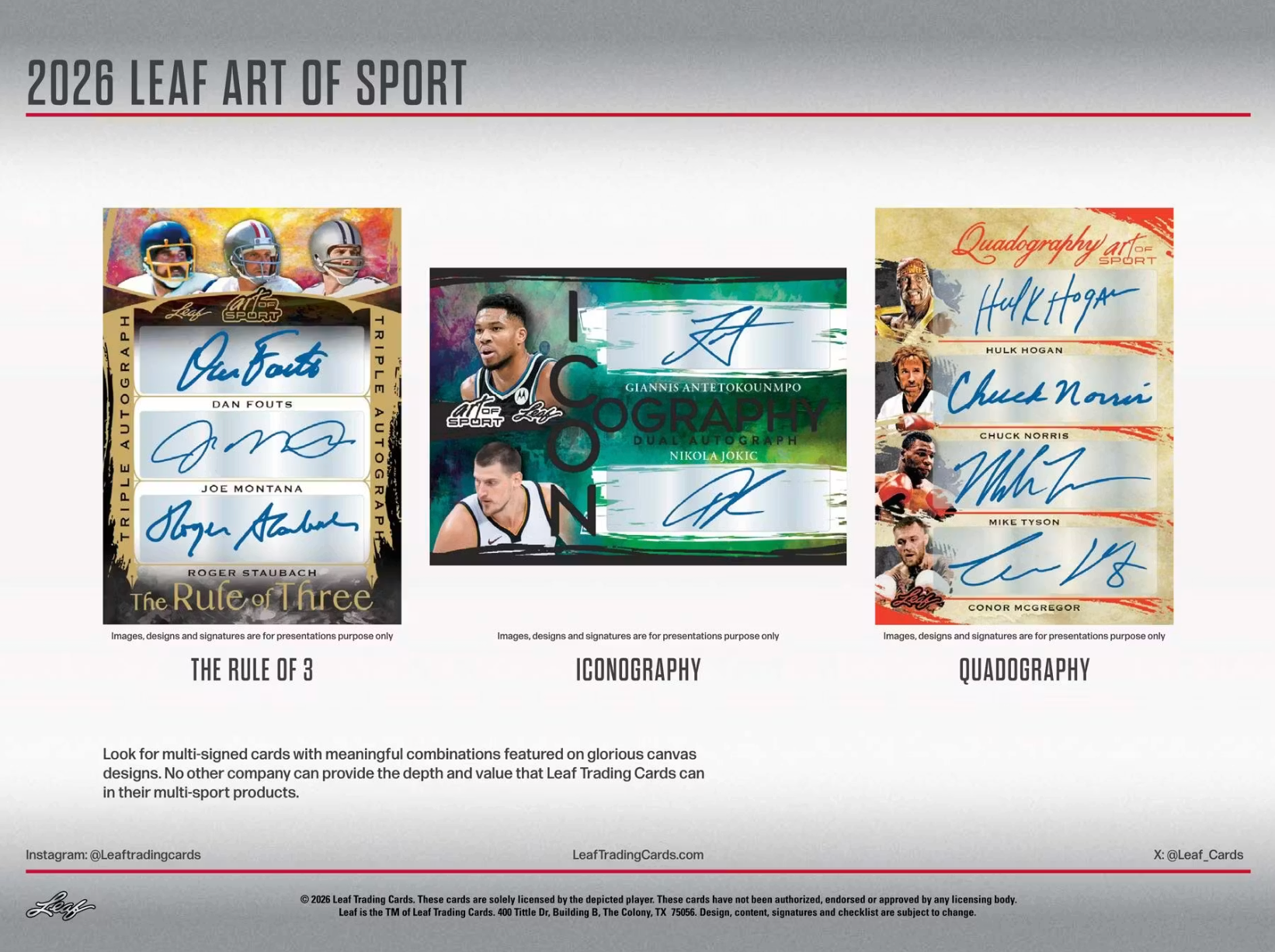 2026 Leaf Art of Sport Hobby Box
