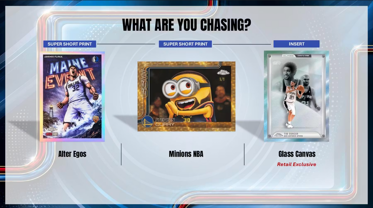 2025-26 Topps Chrome Update Series Basketball Blaster Box