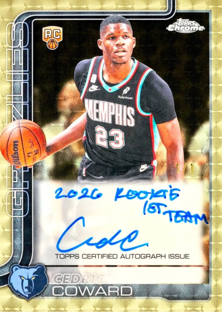 2025-26 Topps Chrome Update Series Basketball Hobby Box