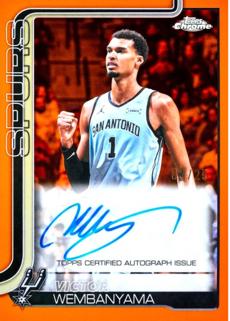 2025-26 Topps Chrome Update Series Basketball Hobby Box