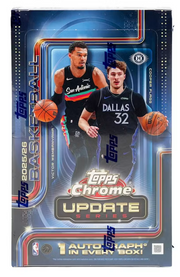 2025-26 Topps Chrome Update Series Basketball Hobby Box
