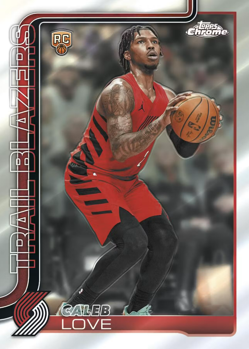 2025-26 Topps Chrome Update Series Basketball Hobby Jumbo Box