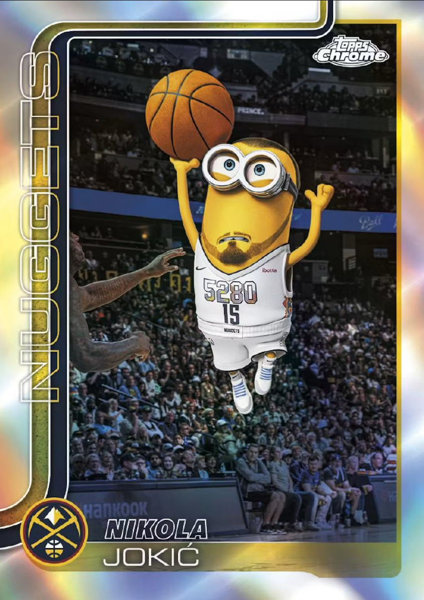 2025-26 Topps Chrome Update Series Basketball Hobby Jumbo Box
