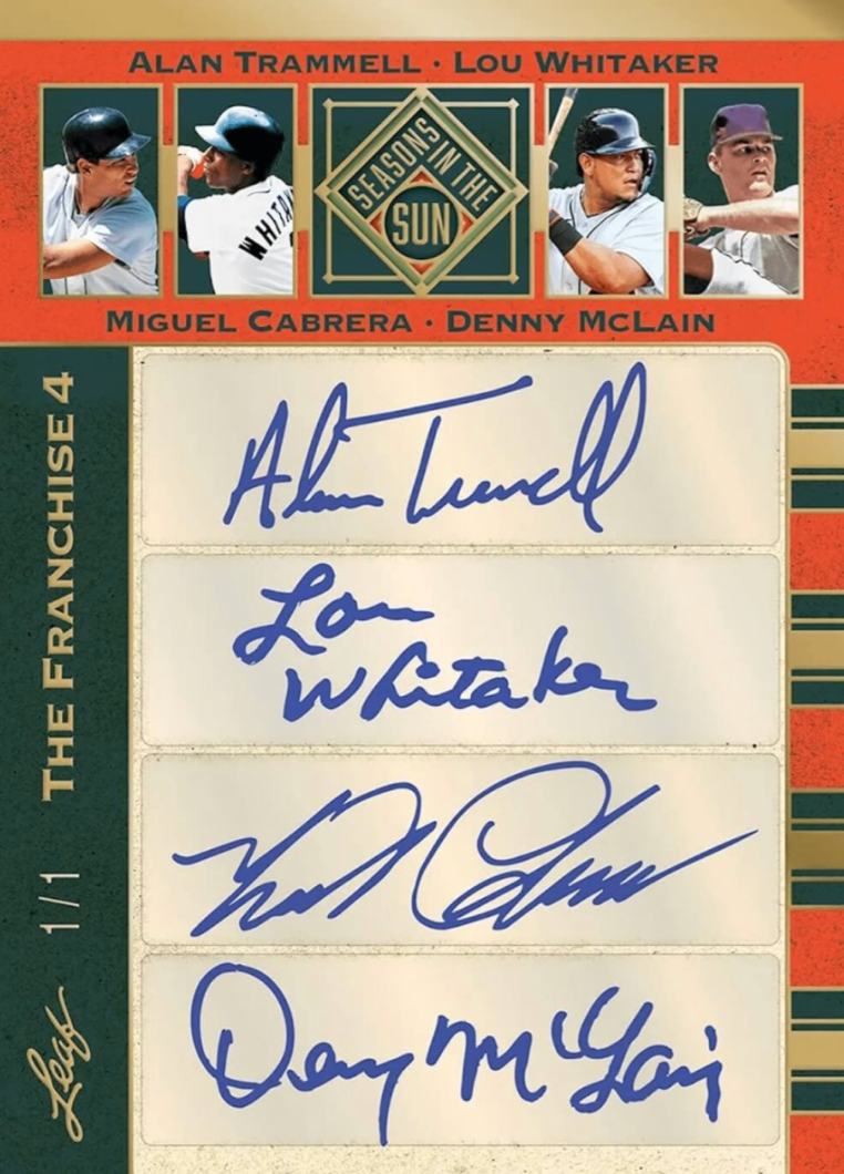 2026 Leaf Seasons in the Sun Baseball Hobby Box