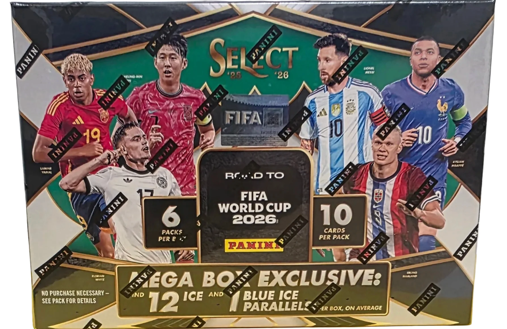 2025-26 Panini Select Road to FIFA World Cup Soccer Mega Hobby Box