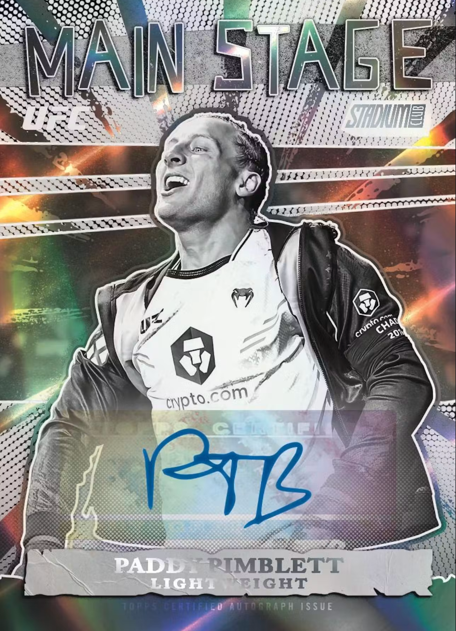 2026 Topps UFC Stadium Club Hobby Box