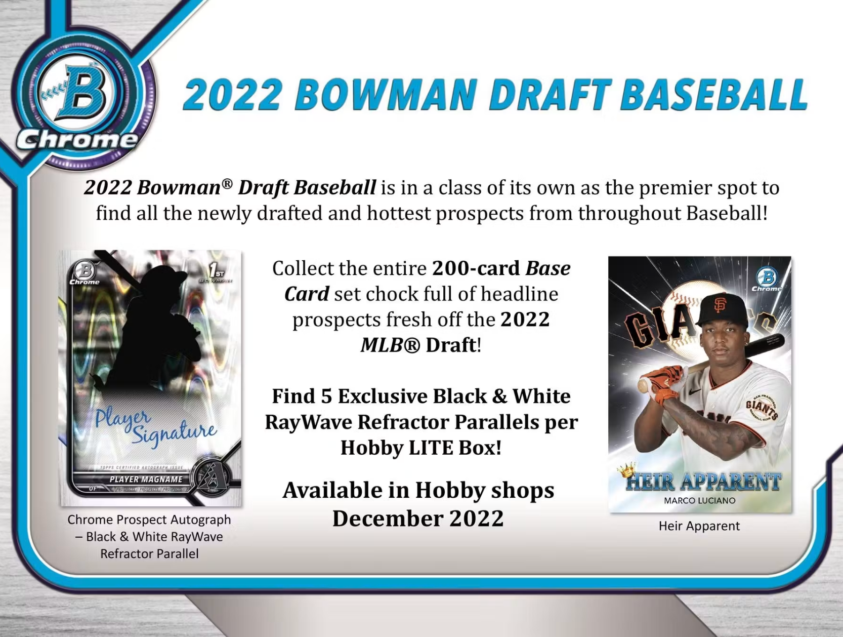 2022 Bowman Draft Baseball Lite Box