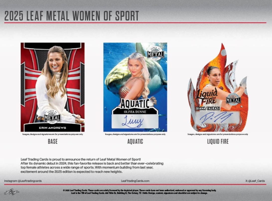 2025 Leaf Metal Women of Sport Box