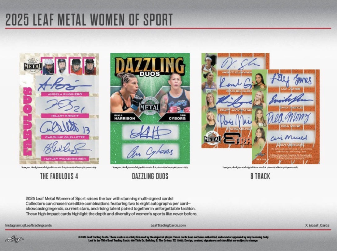 2025 Leaf Metal Women of Sport Box