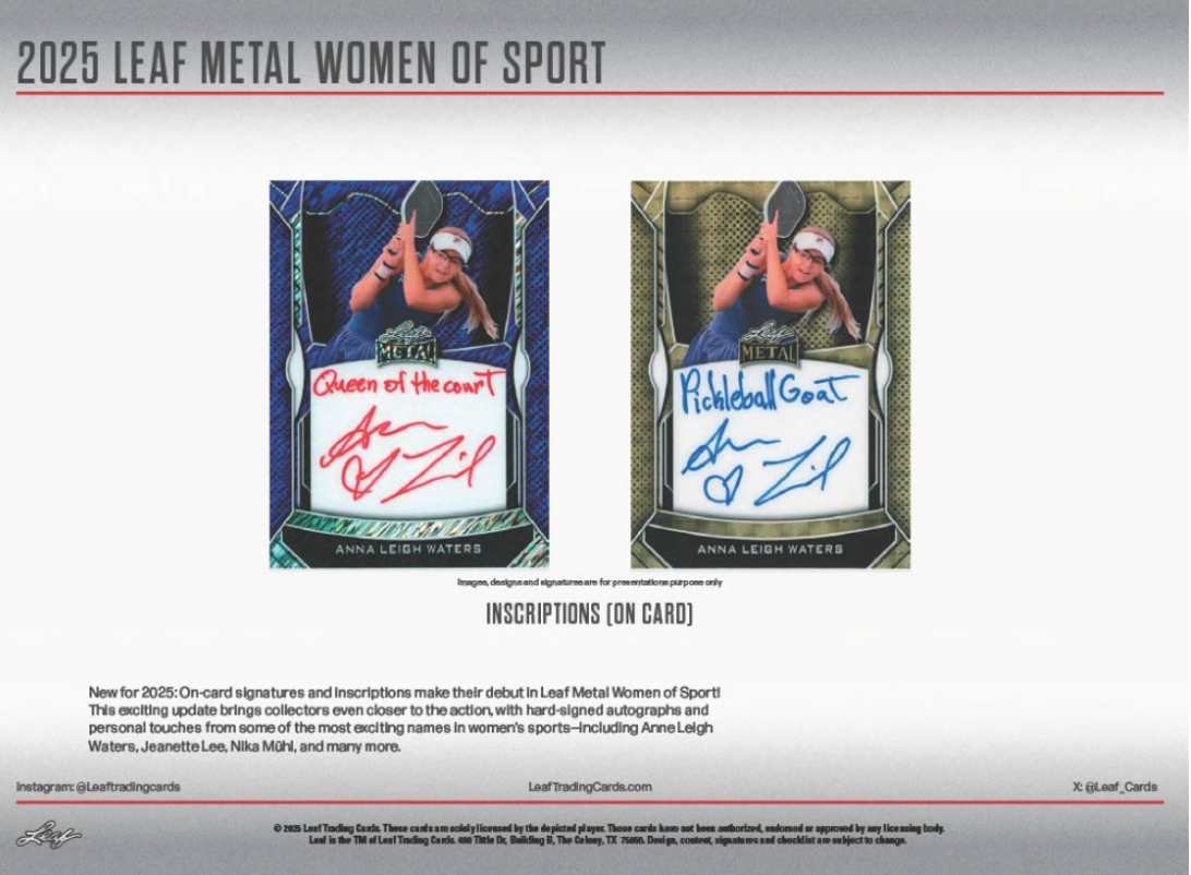 2025 Leaf Metal Women of Sport Box