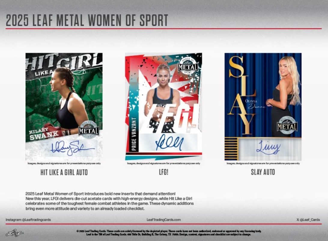 2025 Leaf Metal Women of Sport Box