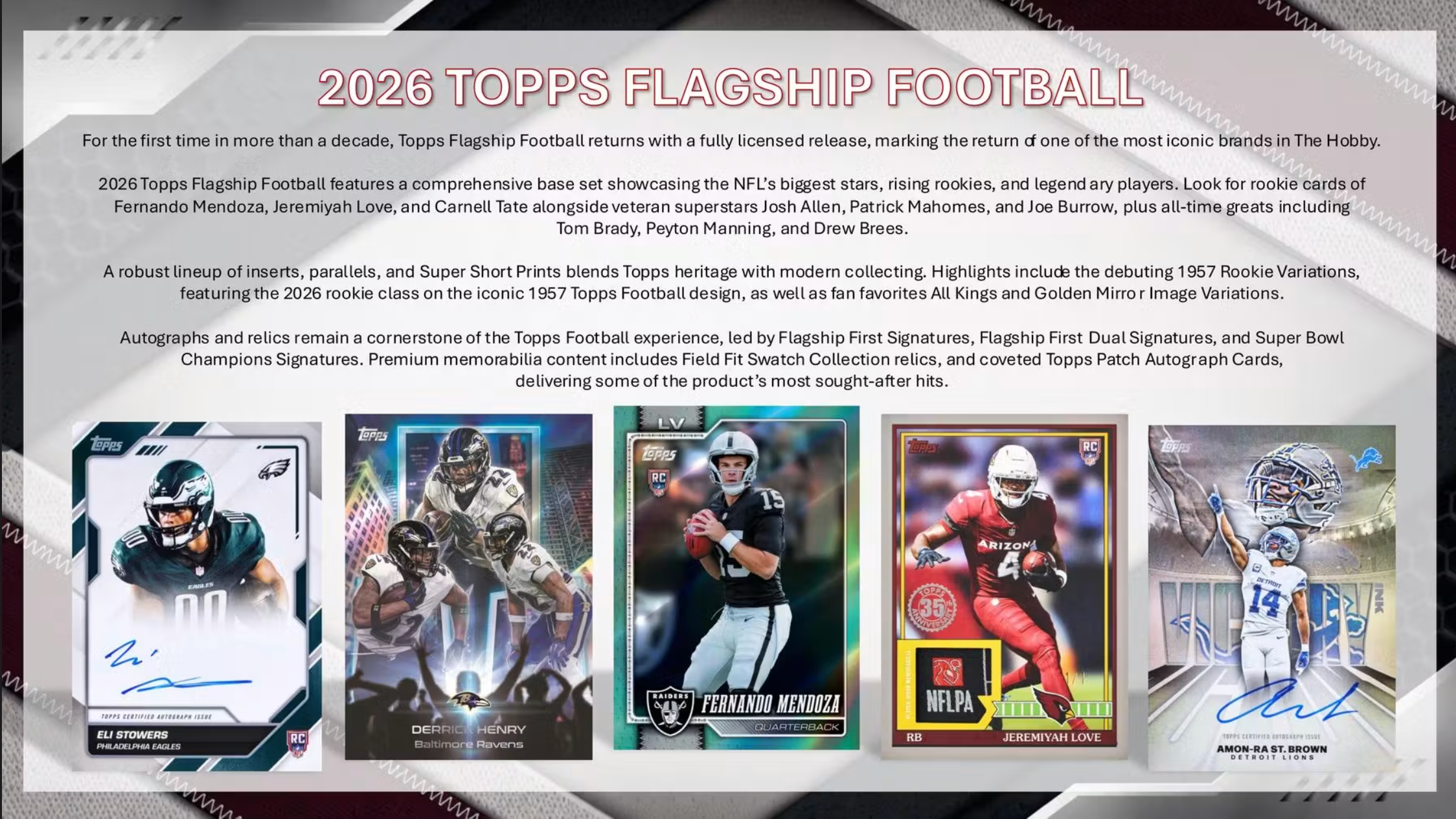 2026 Topps Football Hobby Box