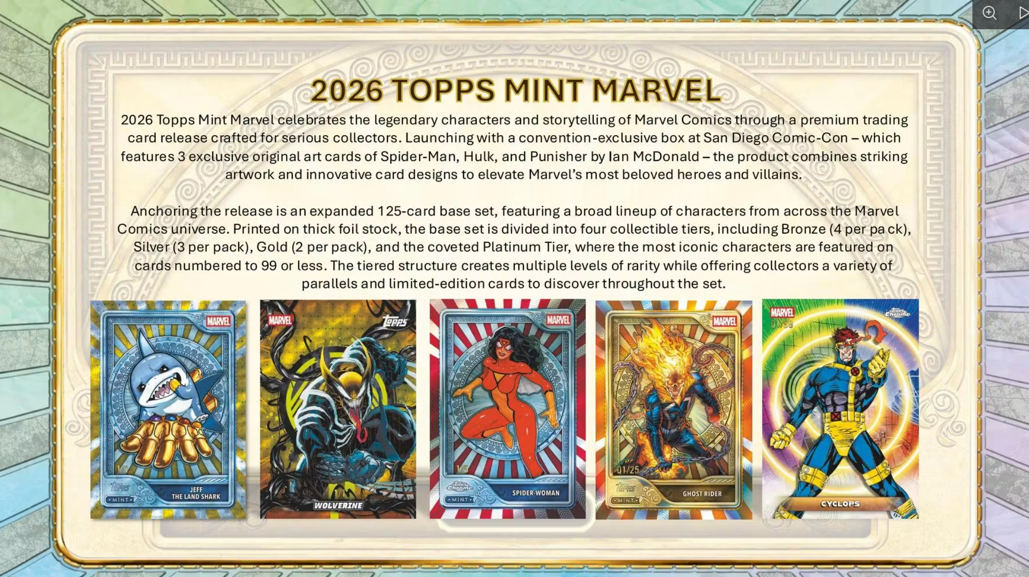 2026 Topps Mint Marvel Hobby Box