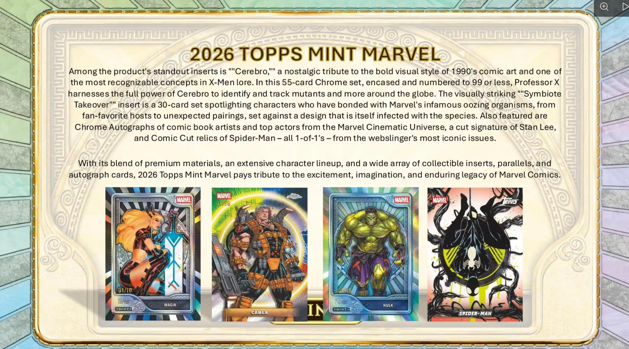 2026 Topps Mint Marvel Hobby Box