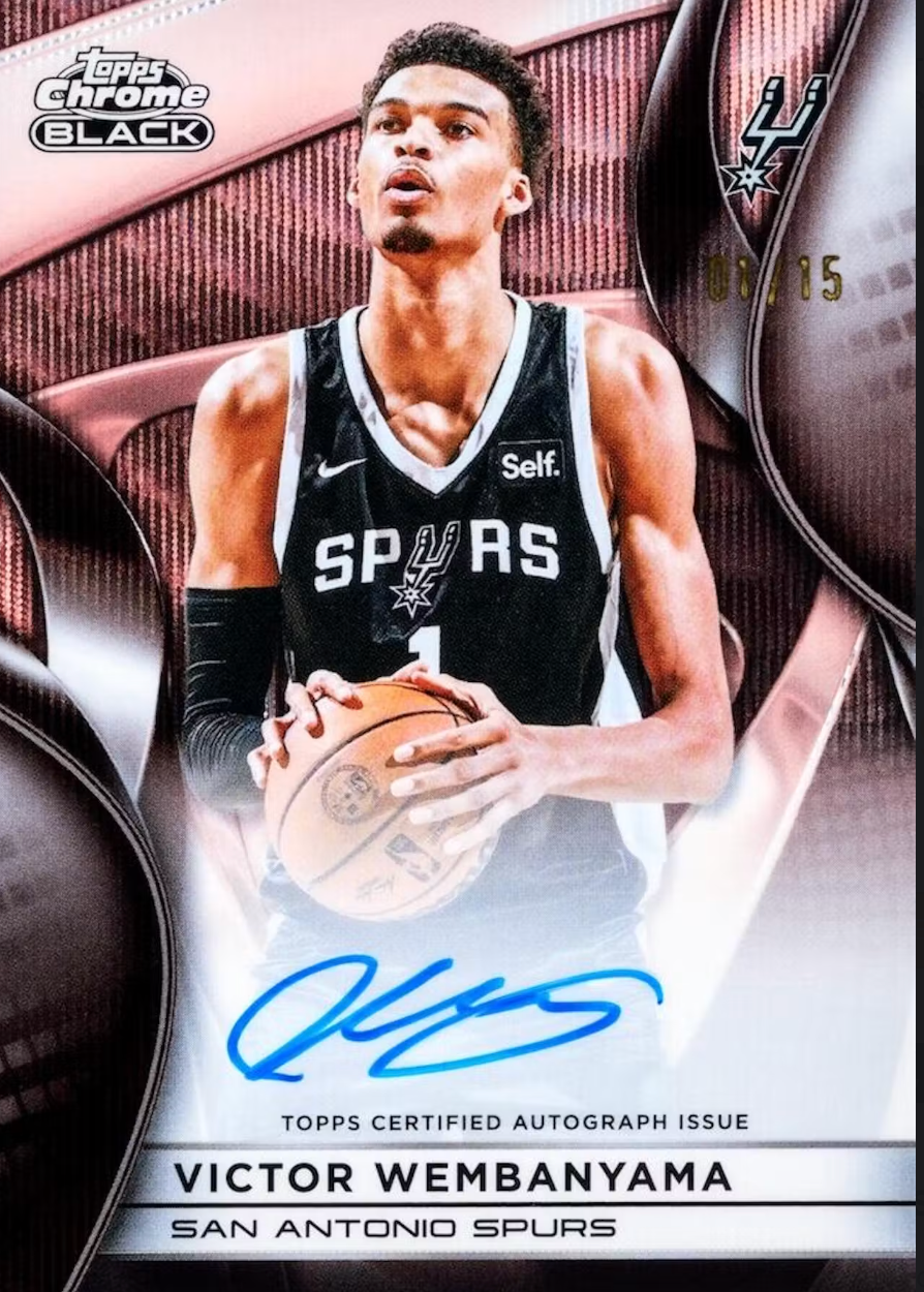 2025-26 Topps Chrome Black Basketball Hobby Box