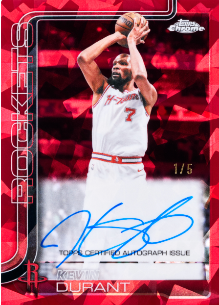 2025-26 Topps Chrome Update Series Basketball Sapphire Edition Box