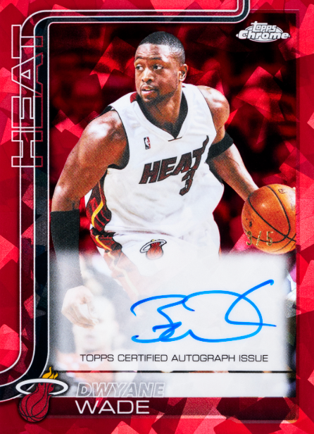 2025-26 Topps Chrome Update Series Basketball Sapphire Edition Box