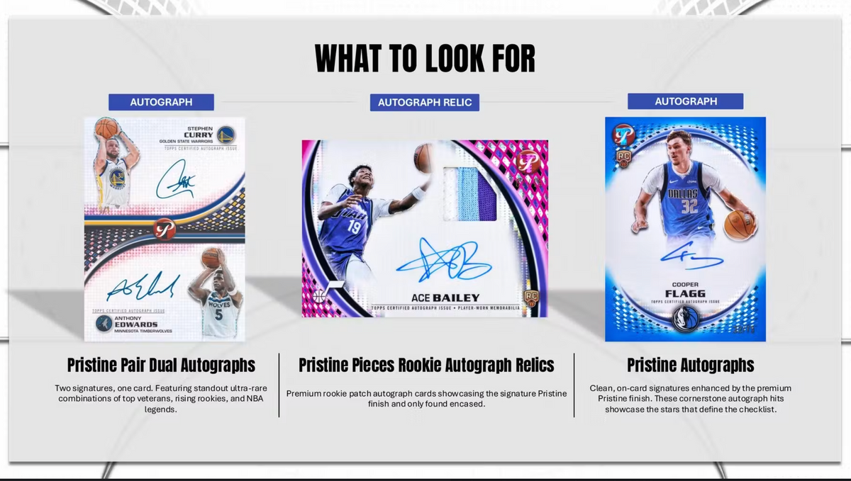 2025-26 Topps Pristine Basketball Hobby Box