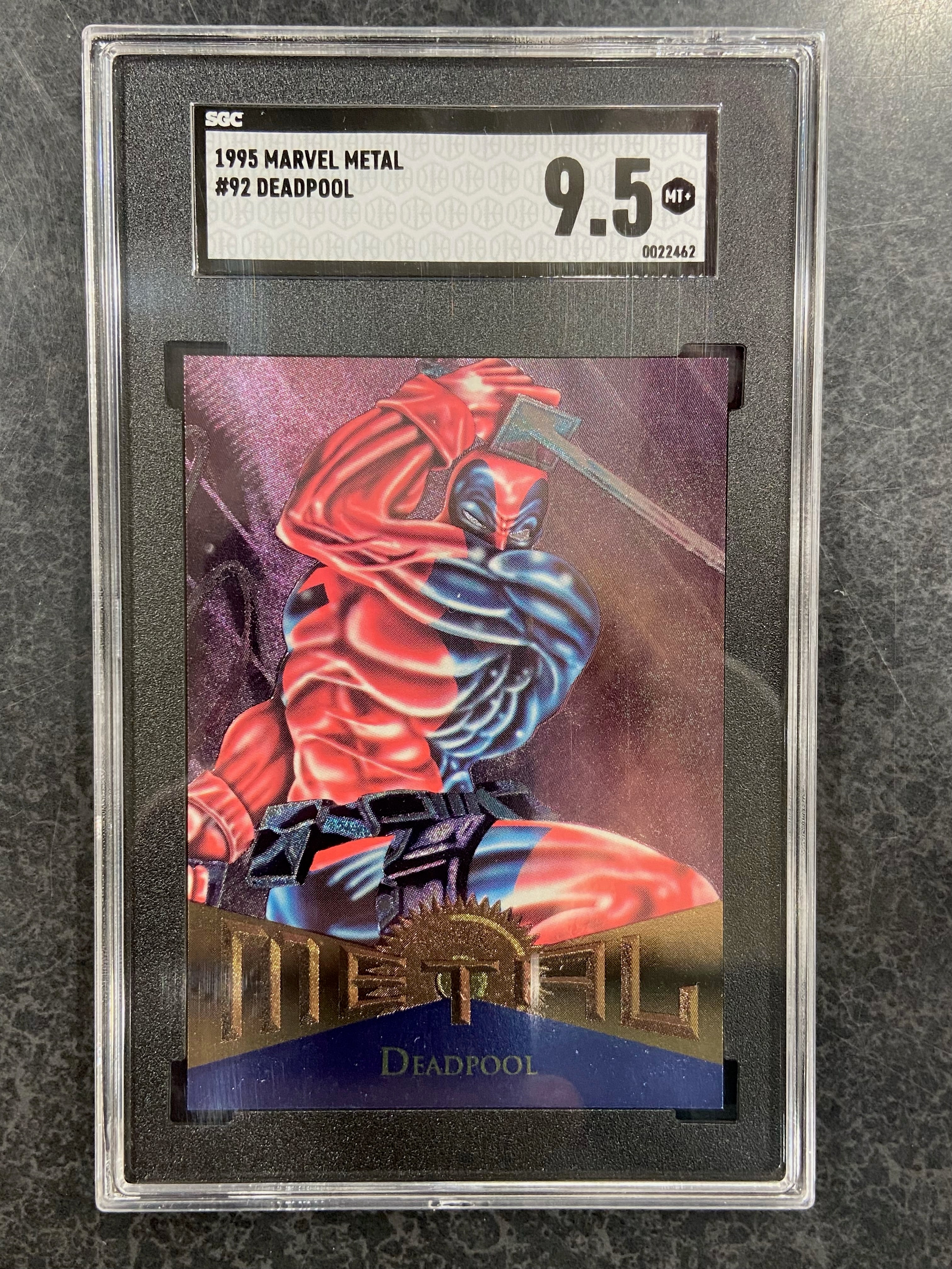 1995 Marvel Metal Deadpool #92 SGC 9.5 Mint+