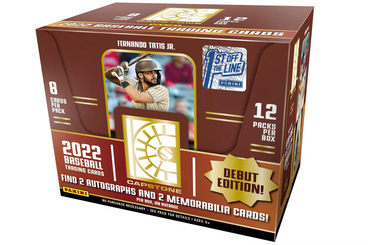 2022 Panini Capstone Baseball 1st Off The Line Hobby Box