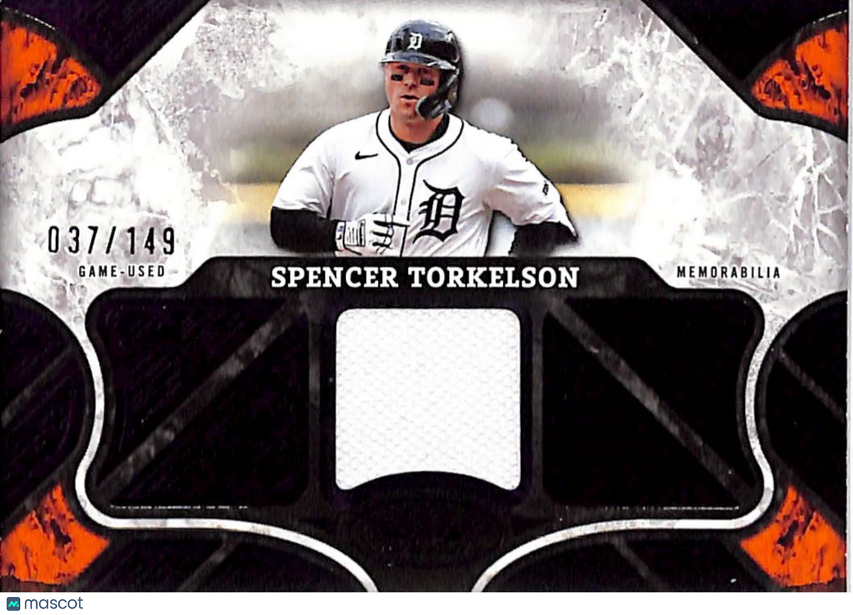 2025 Topps Tier One Spencer Torkelson /149 Relic Game-Used Patch #T1R-ST Tigers