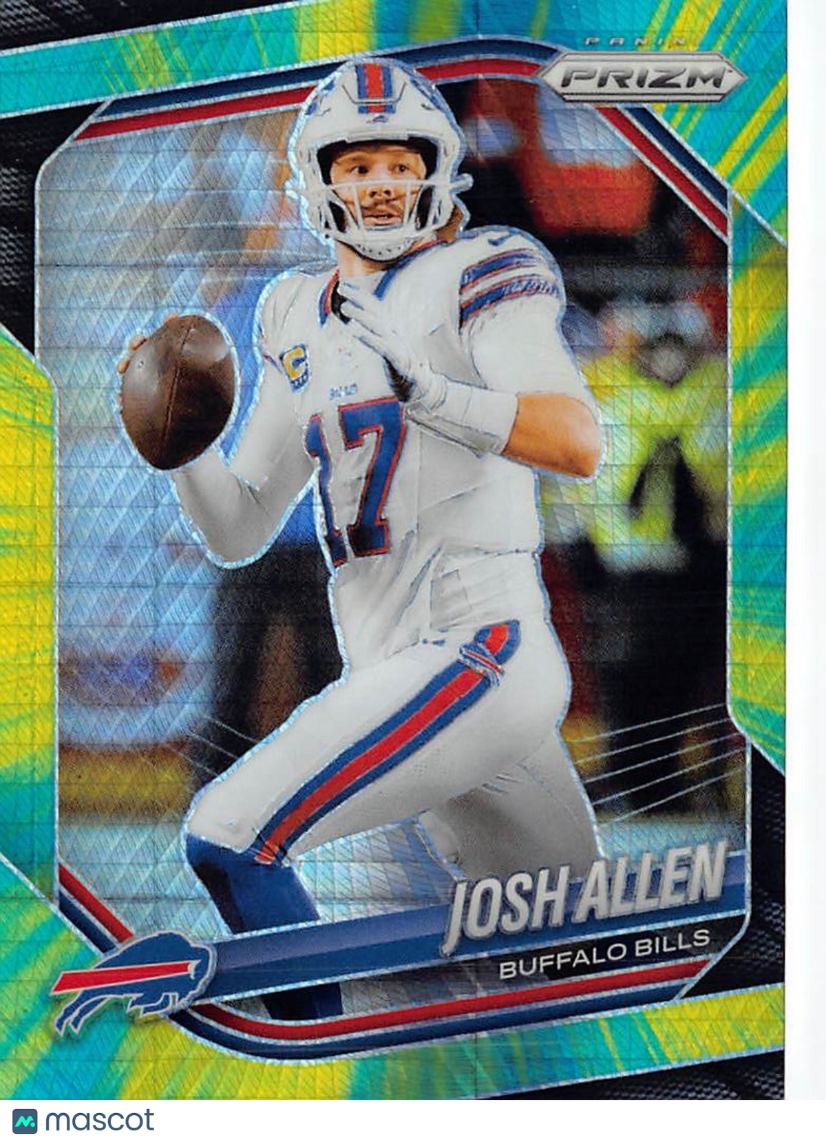 2025 Panini Prizm Football Josh Allen Hyper /200 #167 Buffalo Bills
