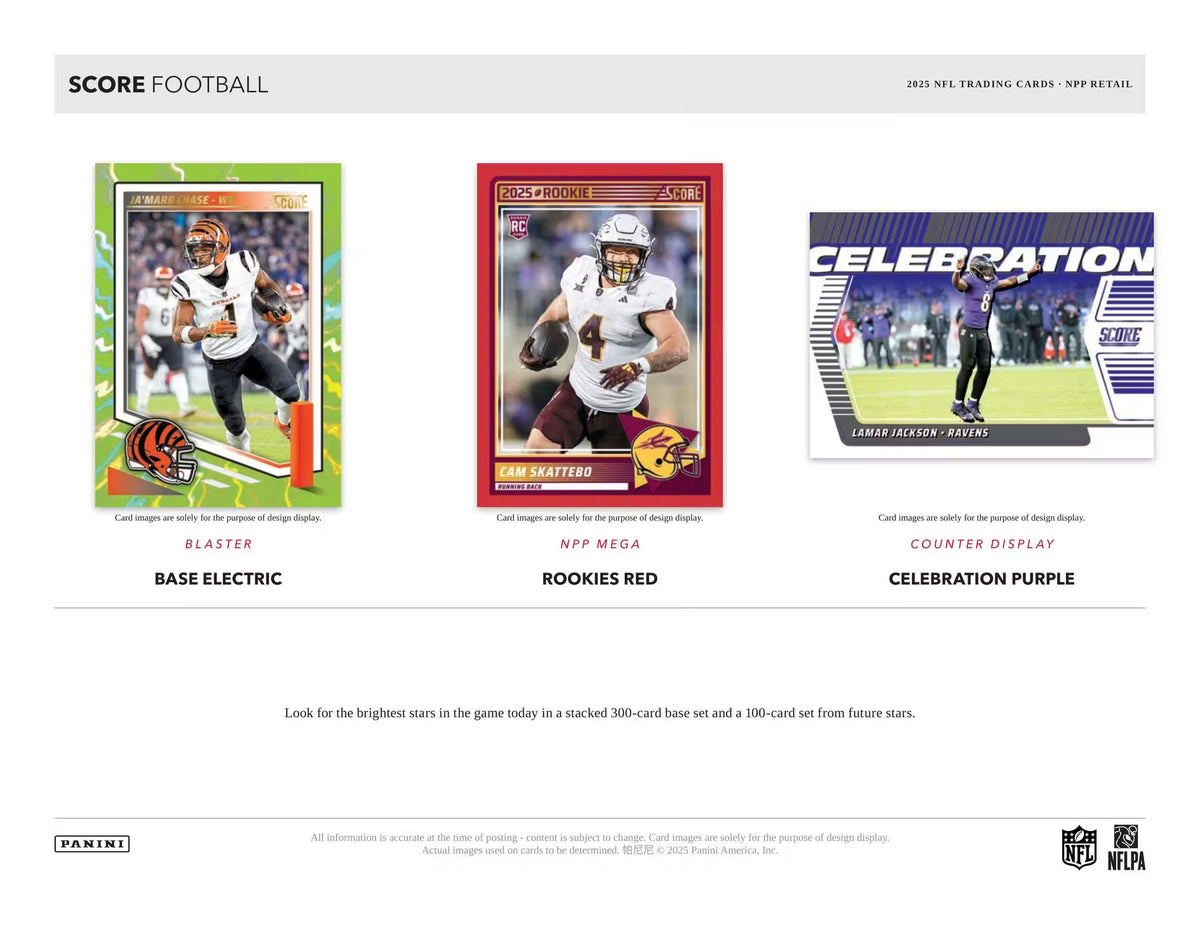 2025 Panini Score Football Retail Box