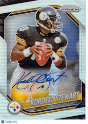 2025 Panini Prizm Kordell Stewart Silver Autograph #288 Pittsburgh Steelers