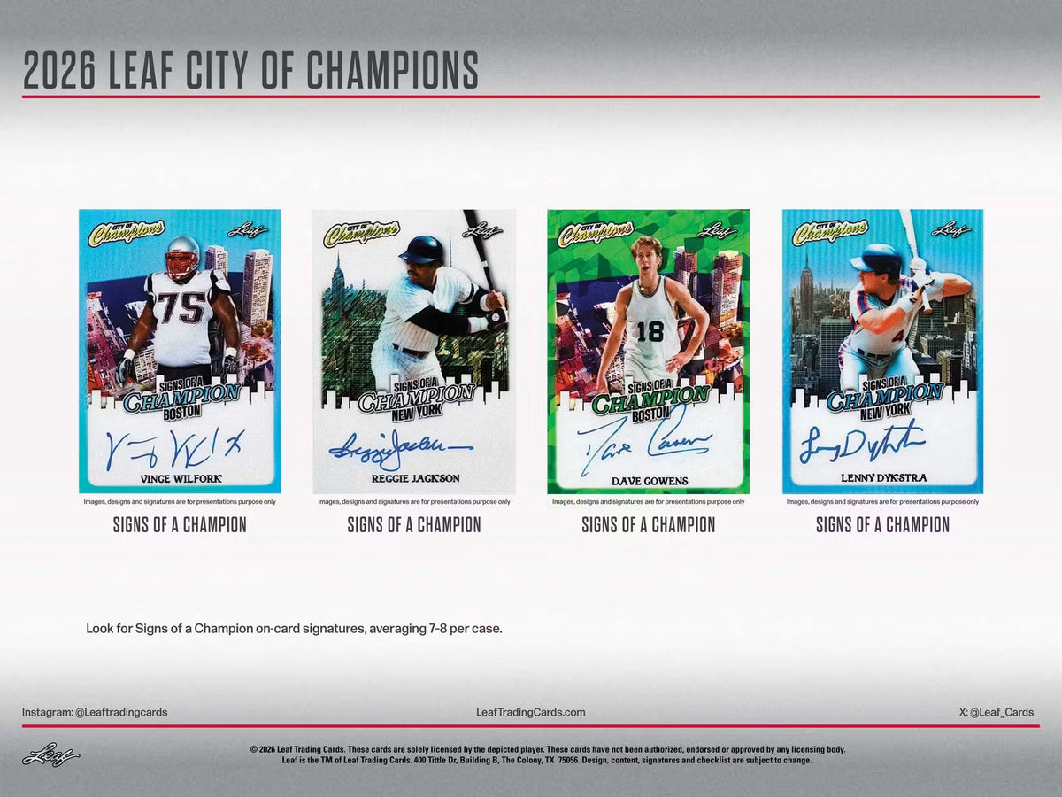2026 Leaf City of Champions Box