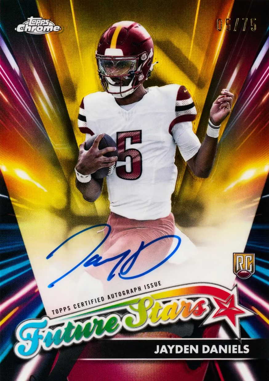 2024 Topps Chrome Football Hobby Box