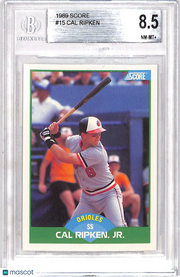1991 O-Pee-Chee Premier Cal Ripken #100 BGS 7.5