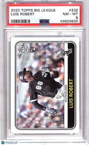 2020 Topps Big League Luis Robert #232 PSA 8