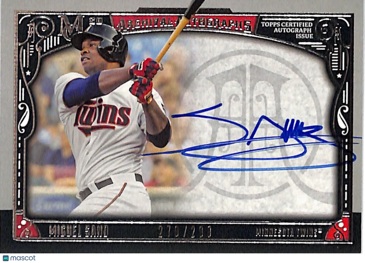 2016 Topps Museum Collection Miguel Sano Auto Autograph /299 Rookie #AA-MS Twins