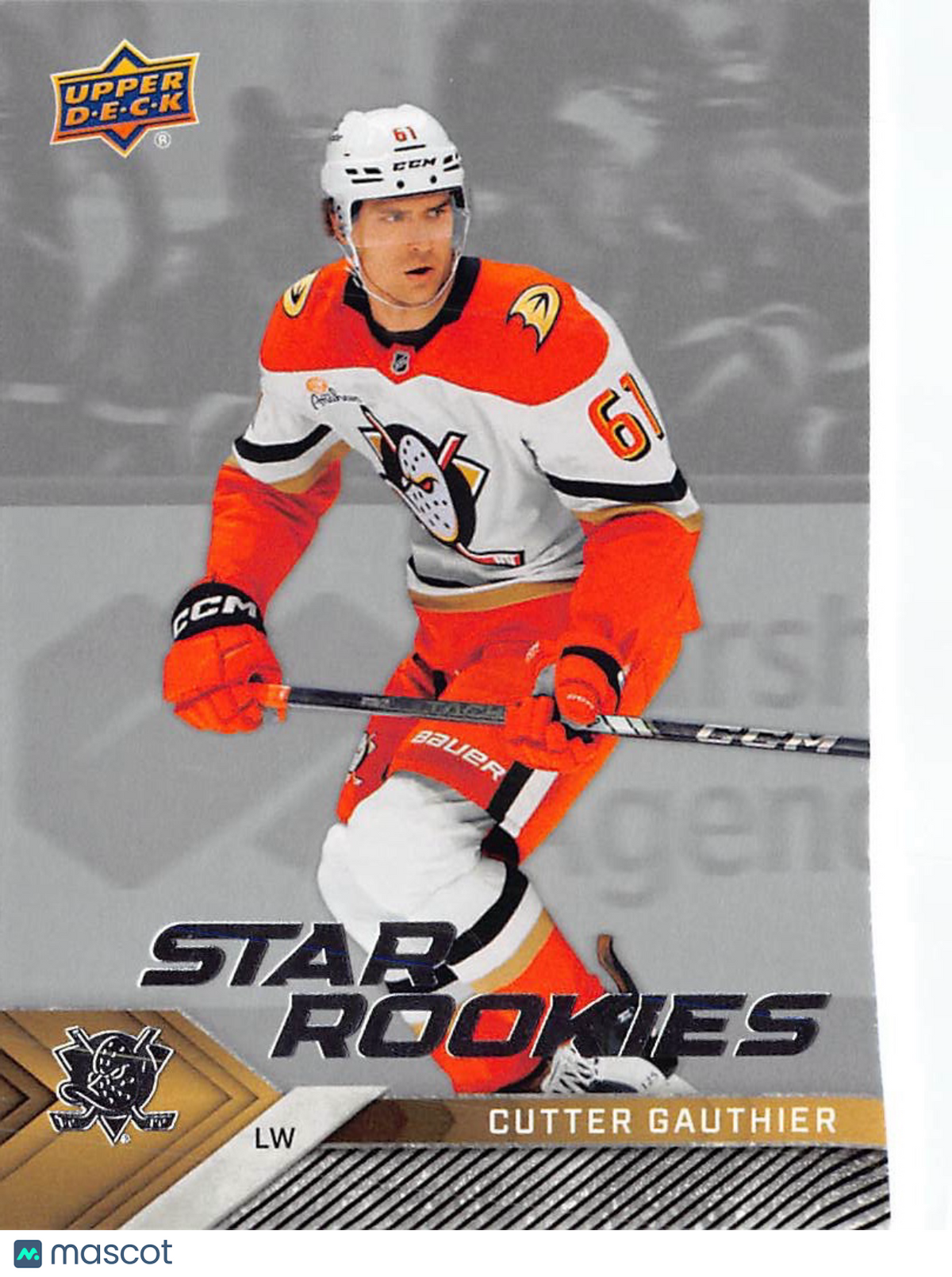 2024-25 Upper Deck Star Rookies Box Set Cutter Gauthier #1 Anaheim Ducks